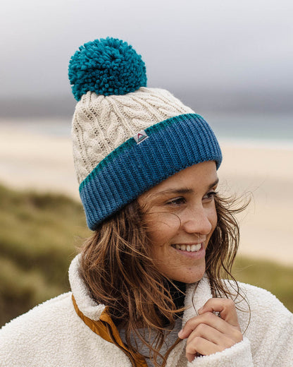 Stoke Bobble Hat - Oatmeal - Lifestyle