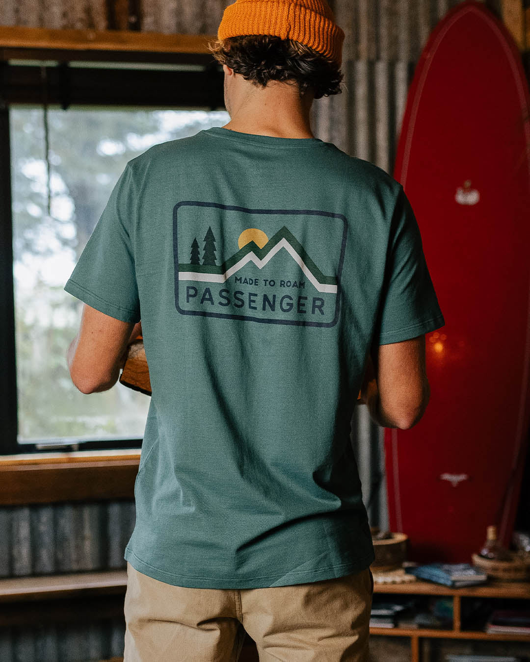 Made To Roam T-Shirt - Deep Ocean - Lifestyle