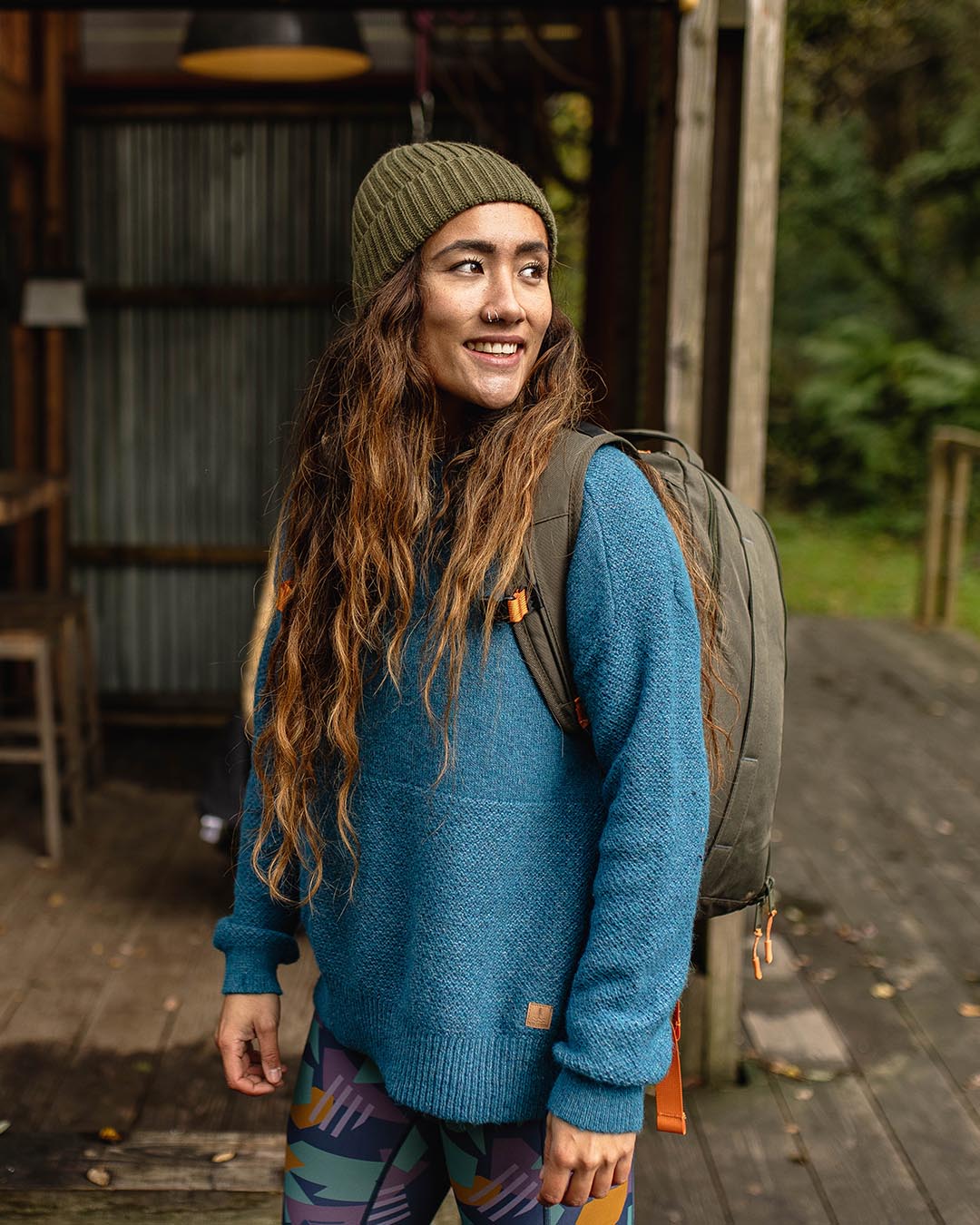 Cove Knitted Jumper - Dark Denim - Lifestyle