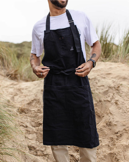 Yard Cotton Denim Apron - Black - Lifestyle
