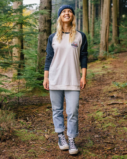 Wilds Oversized LS T-Shirt - Deep Navy - Lifestyle