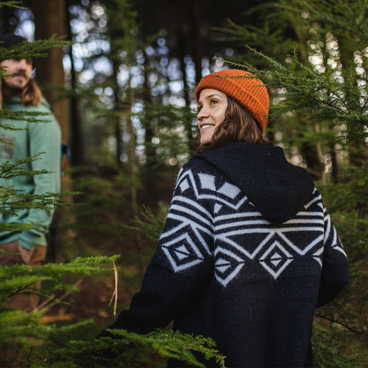 Palumbo Hooded Cardigan - Turbulence Grey - Lifestyle