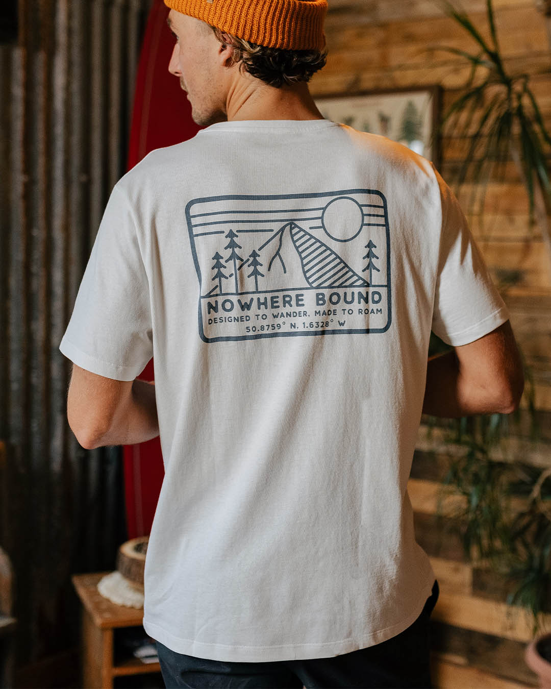 Nowhere Bound T-Shirt - White - Lifestyle
