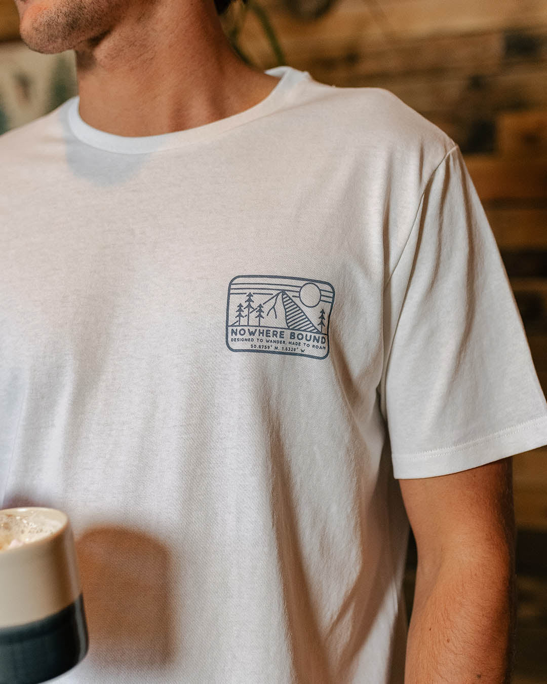 Nowhere Bound T-Shirt - White - Lifestyle