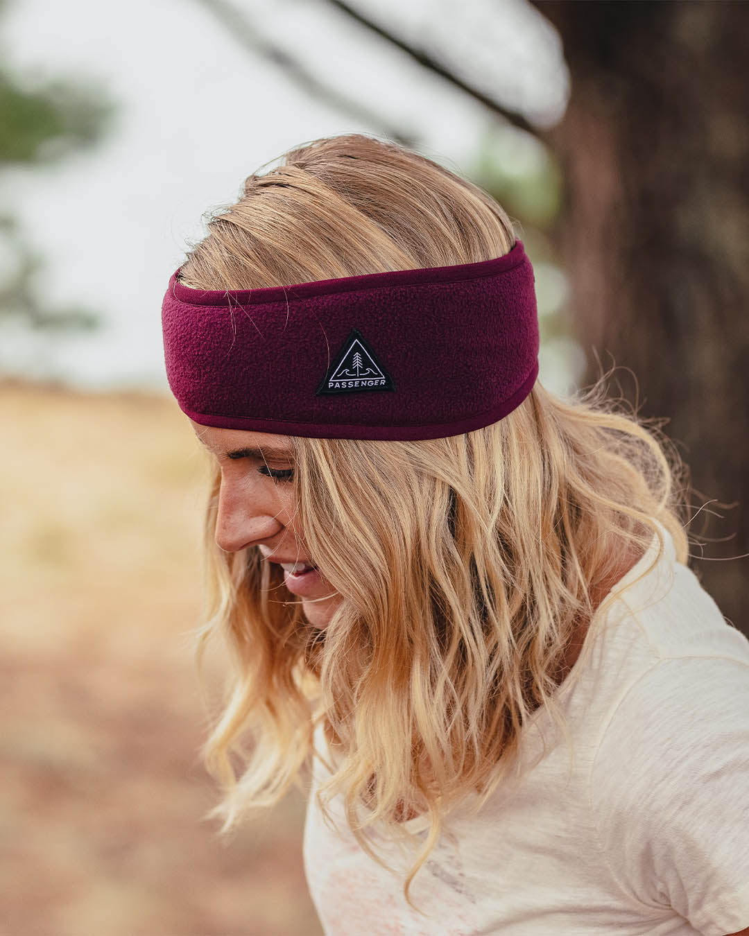 Roamer Polar Fleece Headband - Windsor Wine - Lifestyle