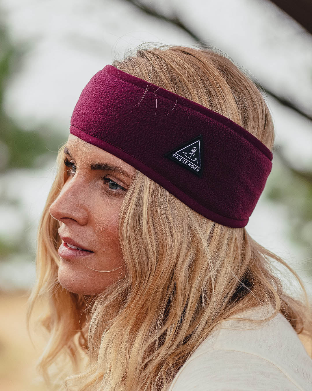 Roamer Polar Fleece Headband - Windsor Wine - Lifestyle