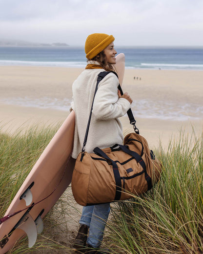 Weekender 58L Polyester Duffle Bag - Golden Brown - Lifestyle