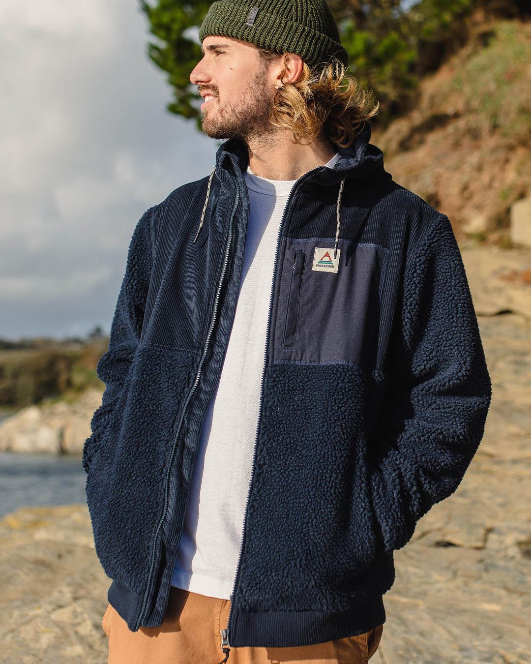 Adventure Sherpa Fleece - Deep Navy - Lifestyle