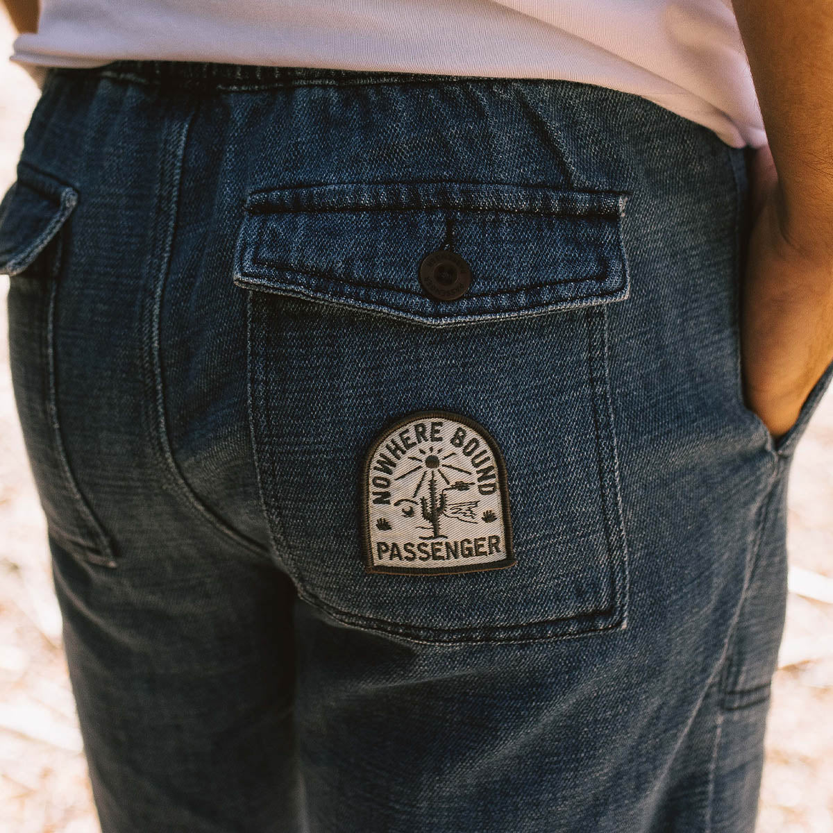 Pine Cord Shorts - Washed Denim - Lifestyle