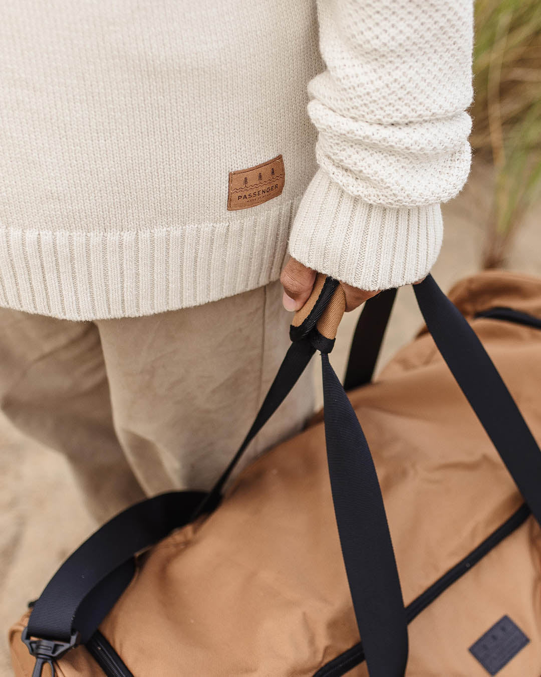 Weekender 58L Polyester Duffle Bag - Golden Brown - Lifestyle