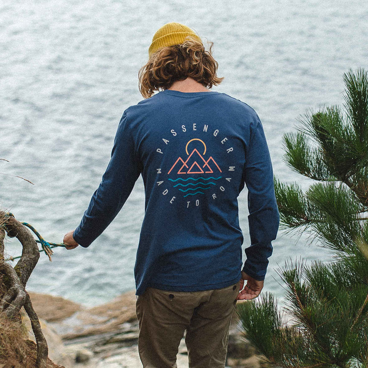 Escapism LS T-Shirt - Dark Denim - Lifestyle