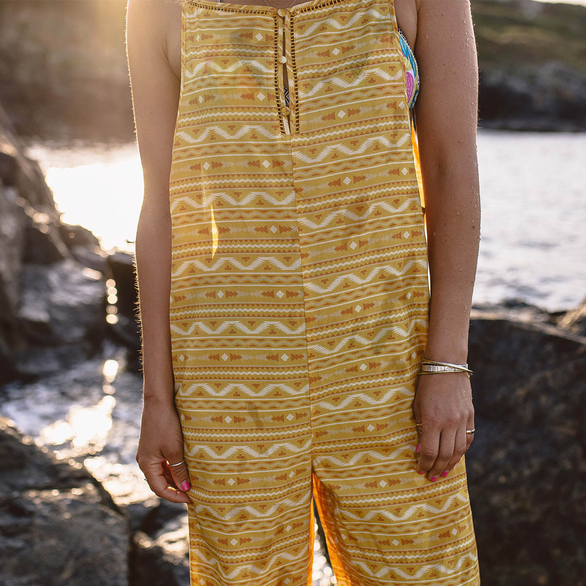 Spirit Jumpsuit - Ochre Yellow Sol - Lifestyle