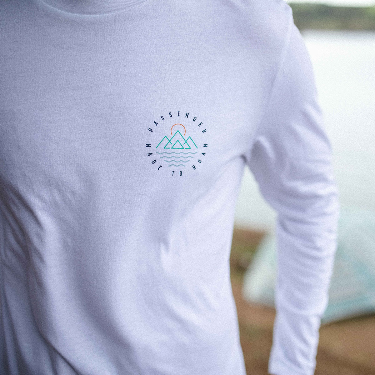 Escapism LS T-Shirt - White - Lifestyle