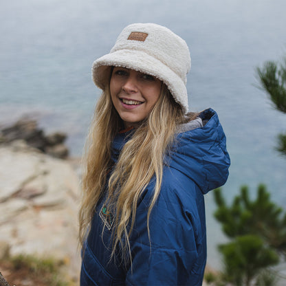 Snowfall Sherpa Hat - Oatmeal - Lifestyle