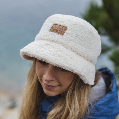 Snowfall Sherpa Hat - Oatmeal - Lifestyle