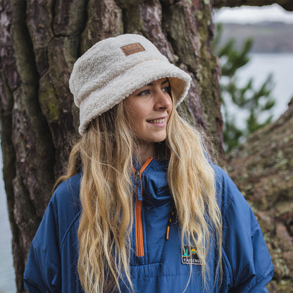 Snowfall Sherpa Hat - Oatmeal - Lifestyle