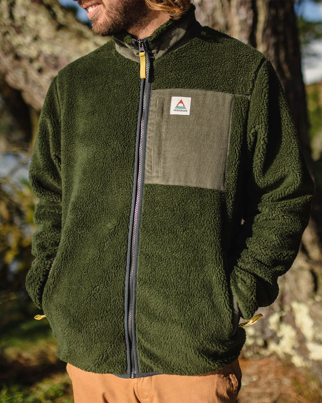 Trekker Deep-Pile Sherpa Fleece - Fir Tree - Lifestyle