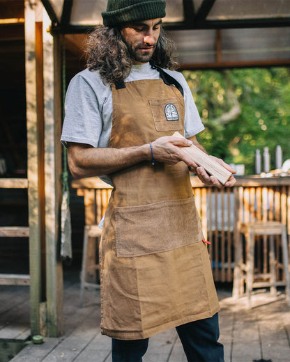 Yard Cotton Denim Apron - Coconut - Lifestyle