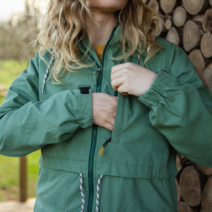 Heather Lightweight Anorak - Dark Ivy - Lifestyle