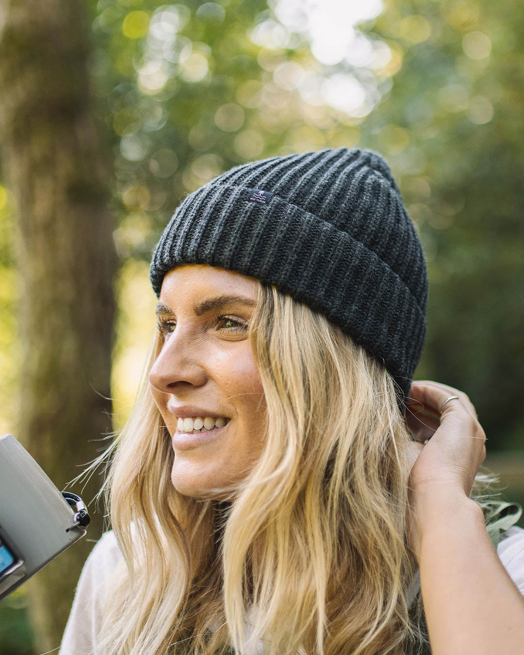 Fisherman Beanie - Charcoal - Lifestyle