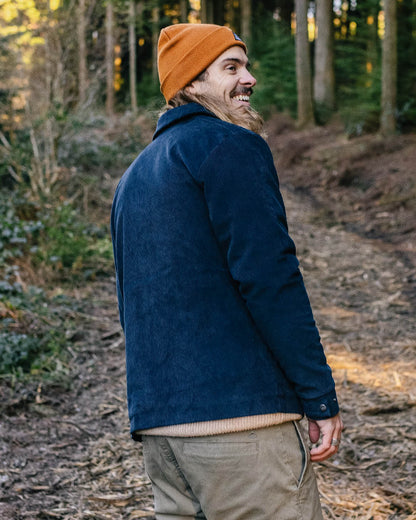 Alder Cord Jacket - Deep Navy - Lifestyle