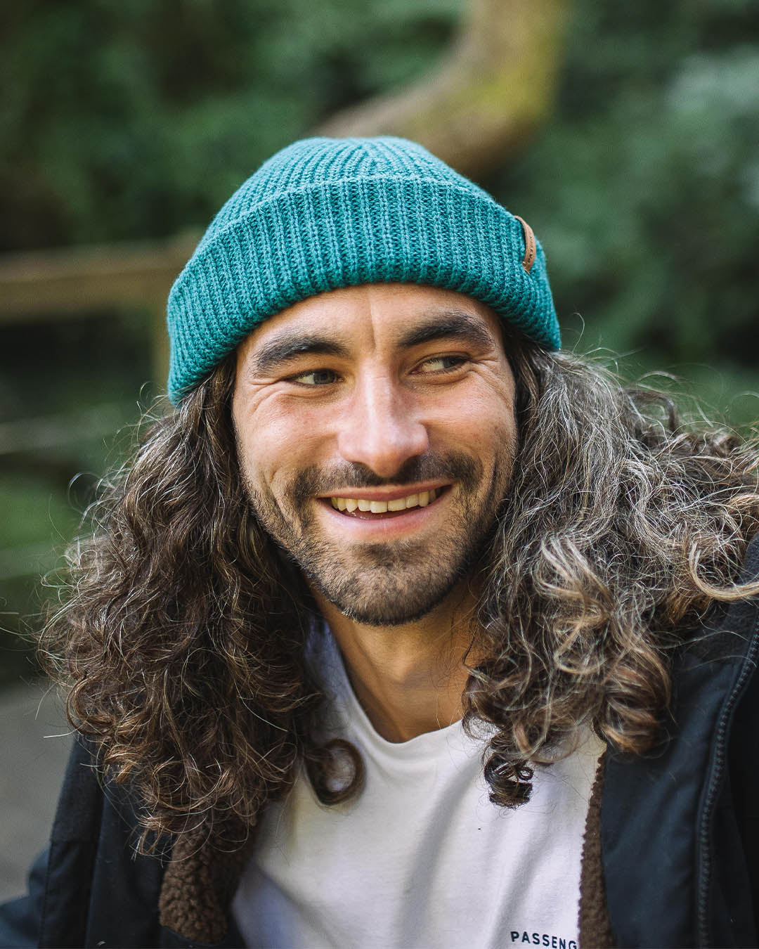 Compass Acrylic Beanie - Shaded Spruce - Lifestyle