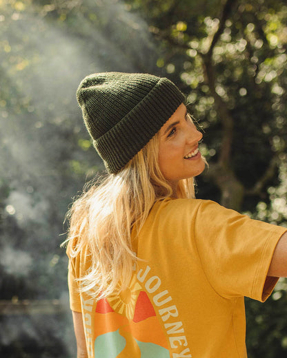 Compass Acrylic Beanie - Fir Tree - Lifestyle