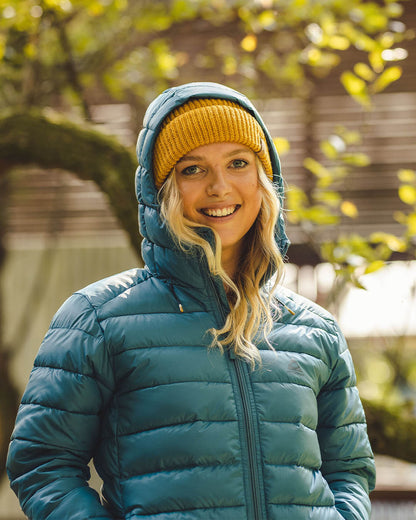 Compass Acrylic Beanie - Mustard Yellow - Lifestyle