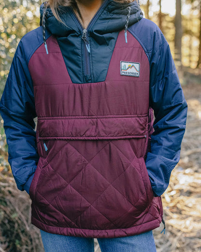 Ocean Insulated Anorak - Windsor Wine - Lifestyle