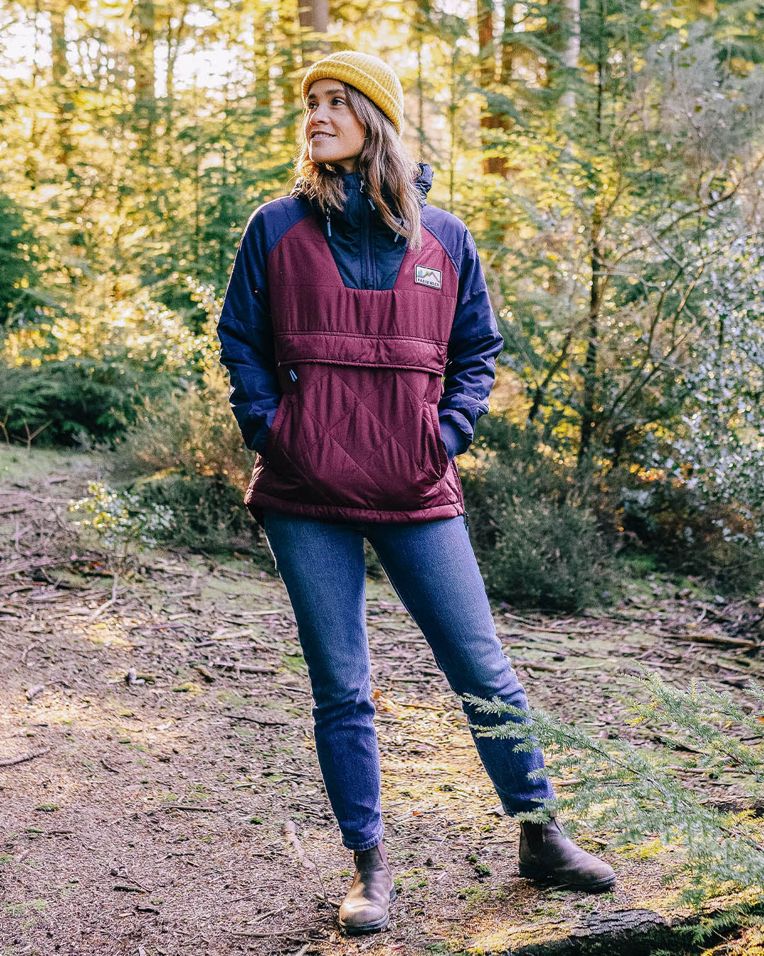 Ocean Insulated Anorak - Windsor Wine - Lifestyle