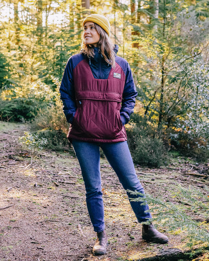 Ocean Insulated Anorak - Windsor Wine - Lifestyle