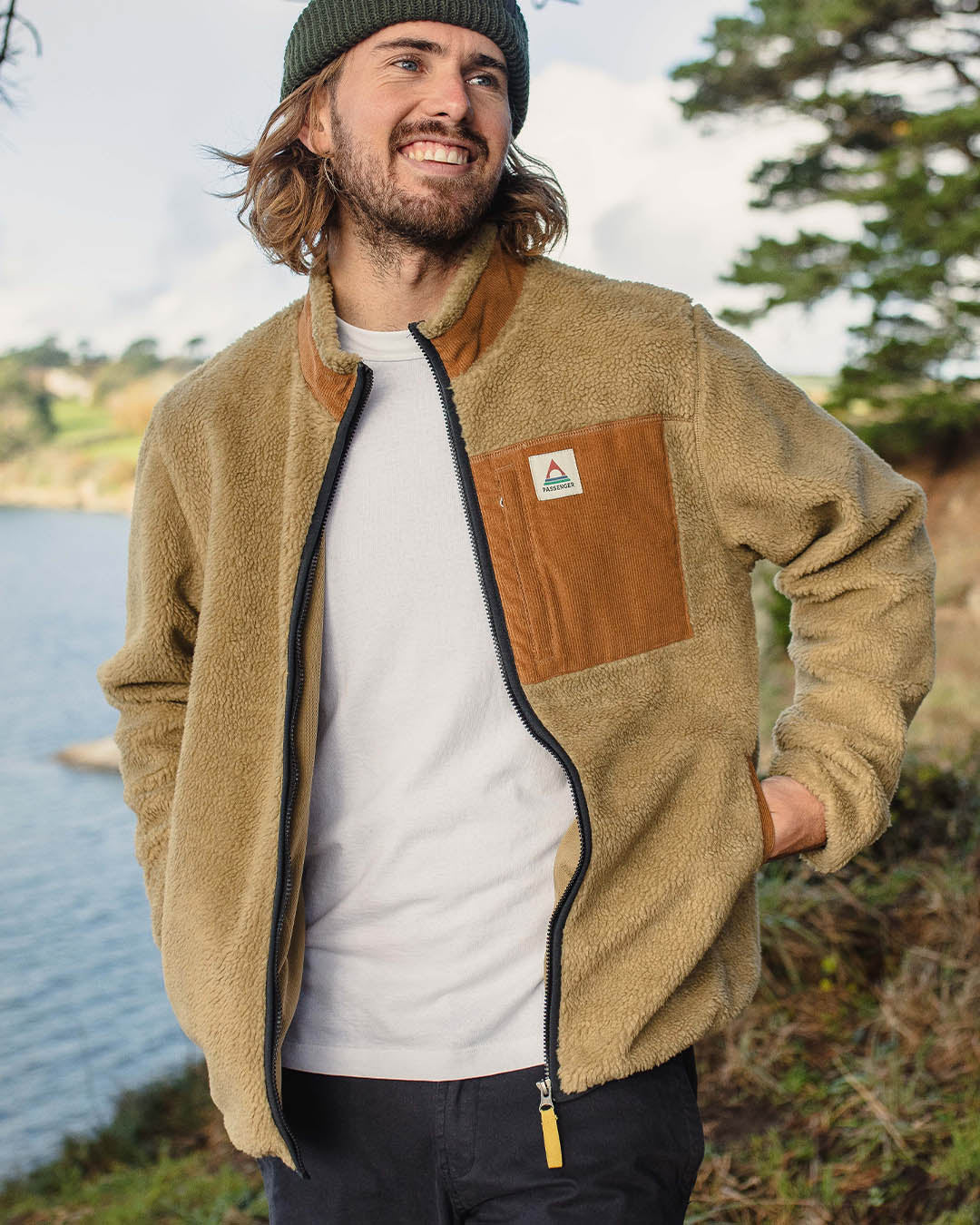 Trekker Deep-Pile Sherpa Fleece - Biscuit - Lifestyle