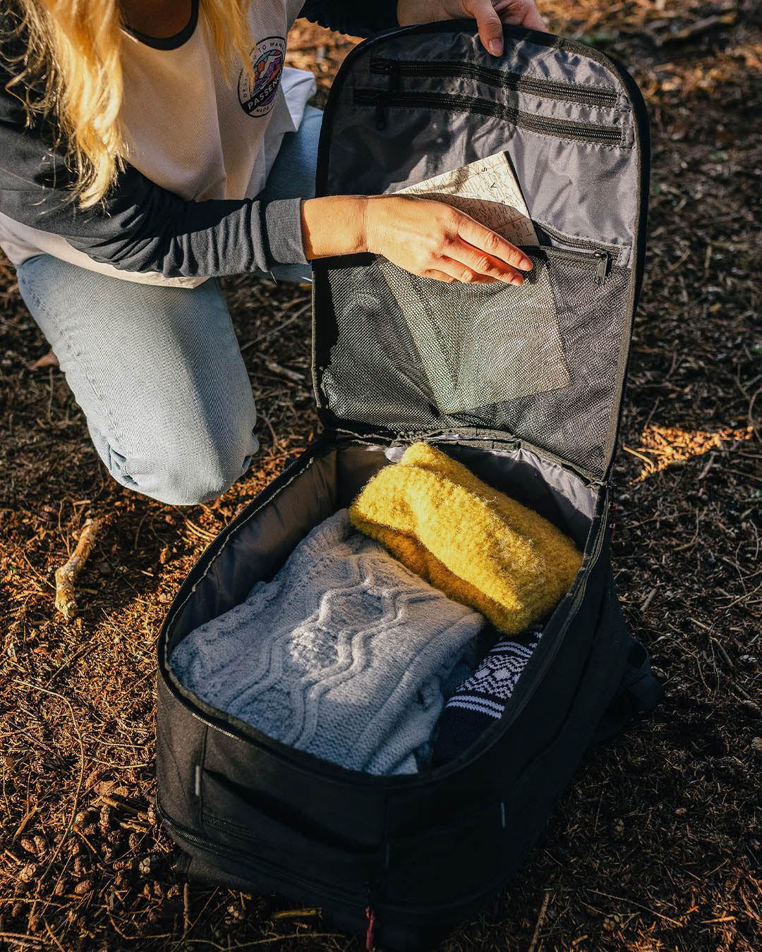Ascent Weekender 35L Backpack - Black - Lifestyle
