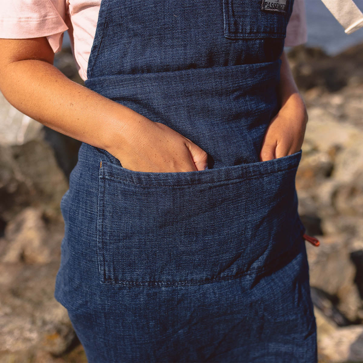 Yard Organic Cotton Denim Apron - Dark Denim - Lifestyle
