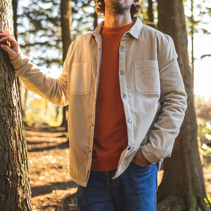 Kodiak Cord Shirt - Feather Gray
