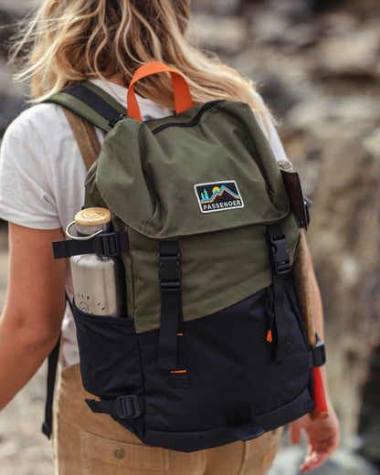Boondocker 26L Backpack - Black/Khaki - Lifestyle