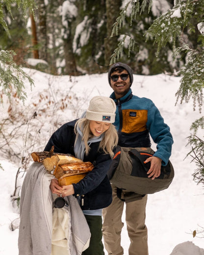 Peak Sherpa Beanie - Birch - Lifestyle - Female