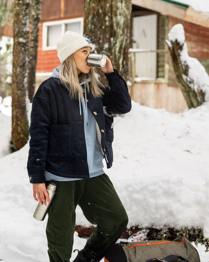Peak Sherpa Beanie - Birch - Lifestyle - Female