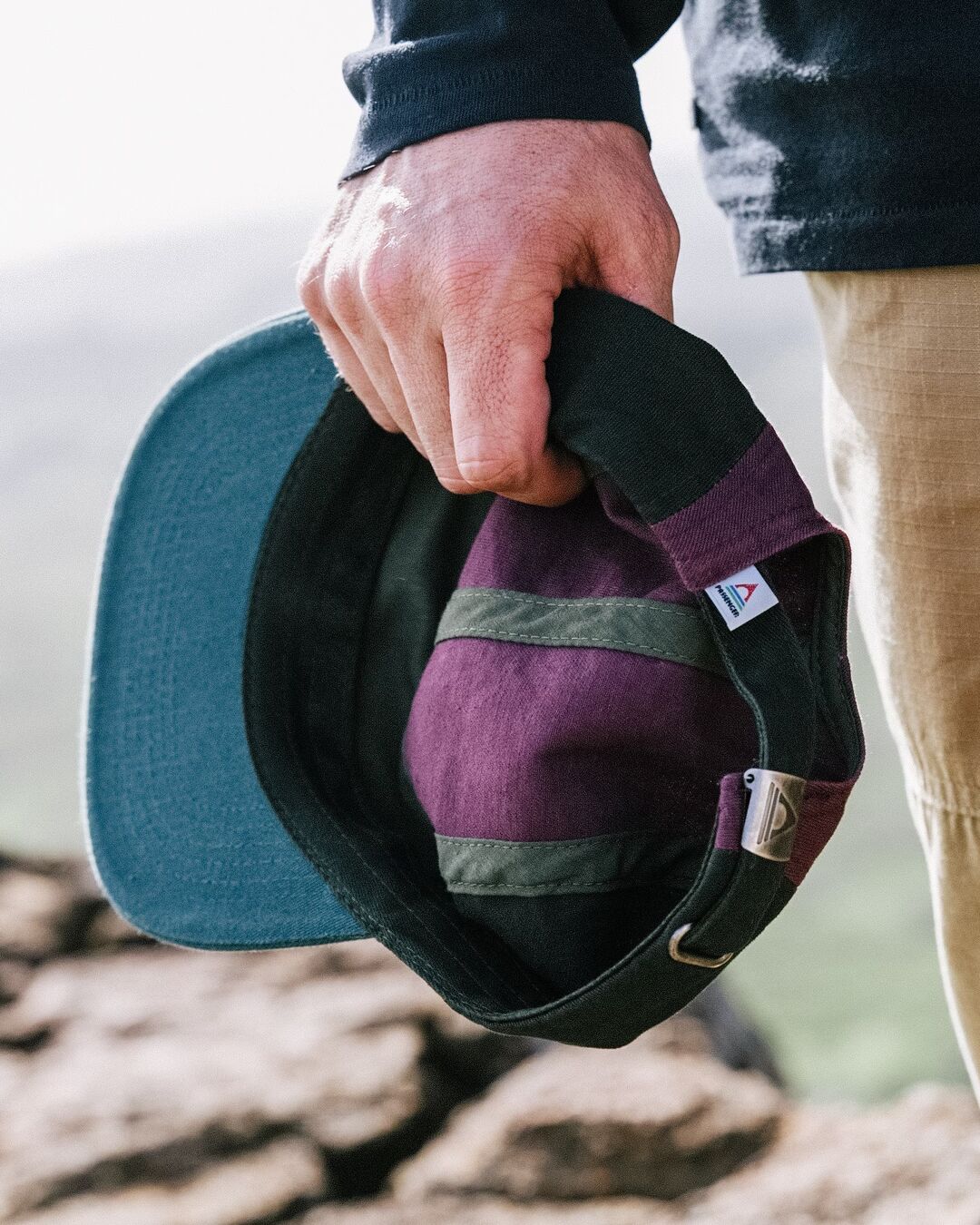 Fixie 5-Panel Cap - Grape Multi - Lifestyle - Male