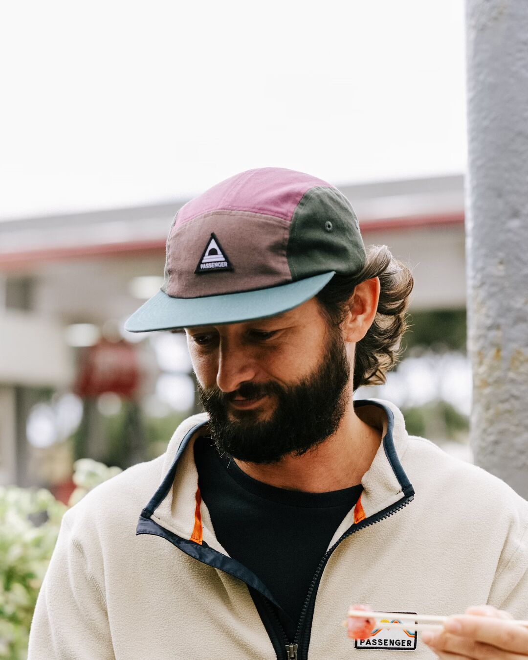 Fixie 5-Panel Cap - Grape Multi - Lifestyle - Male