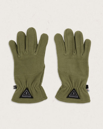 Daytrip Polar Fleece Touch Screen Gloves - Khaki - Lifestyle