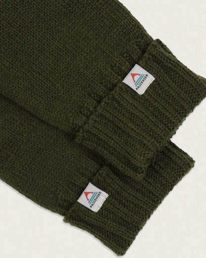 Gale Acrylic Knitted Gloves - Fir Tree - Lifestyle