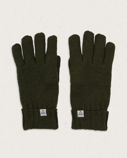 Gale Acrylic Knitted Gloves - Fir Tree - Lifestyle