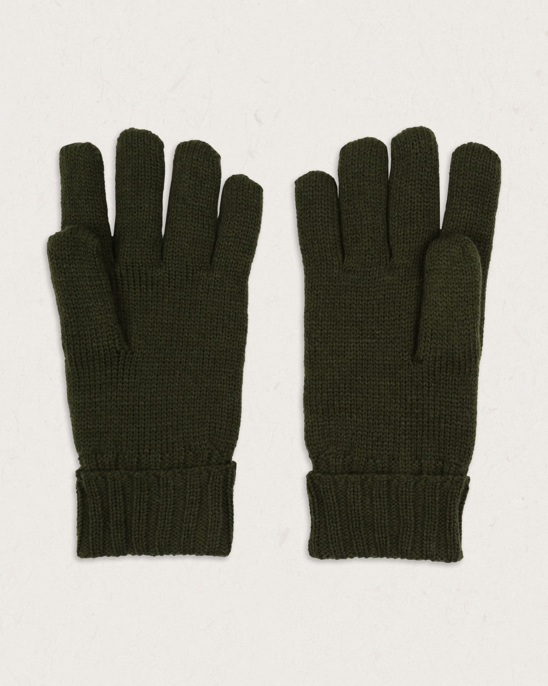 Gale Acrylic Knitted Gloves - Fir Tree - Lifestyle