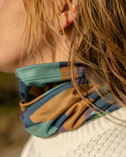 Trail Gaiter - Deep Blue Camo Pattern - Lifestyle