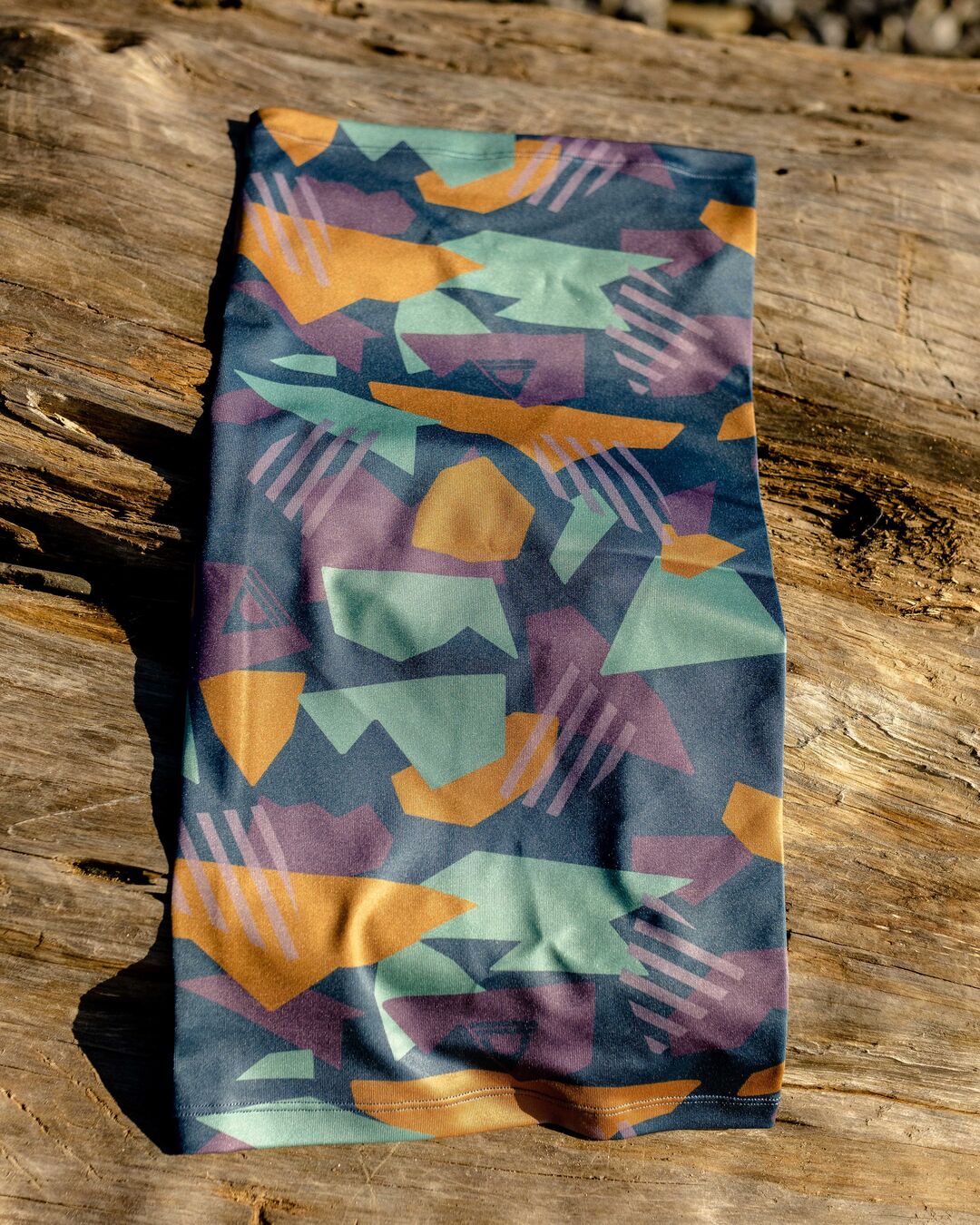 Trail Gaiter - Deep Blue Camo Pattern - Lifestyle