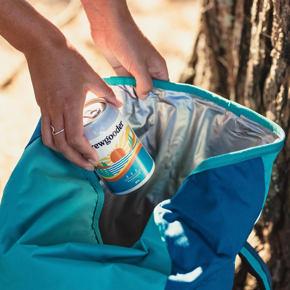 Rolltop Cooler 32L - Multi Colour - Lifestyle