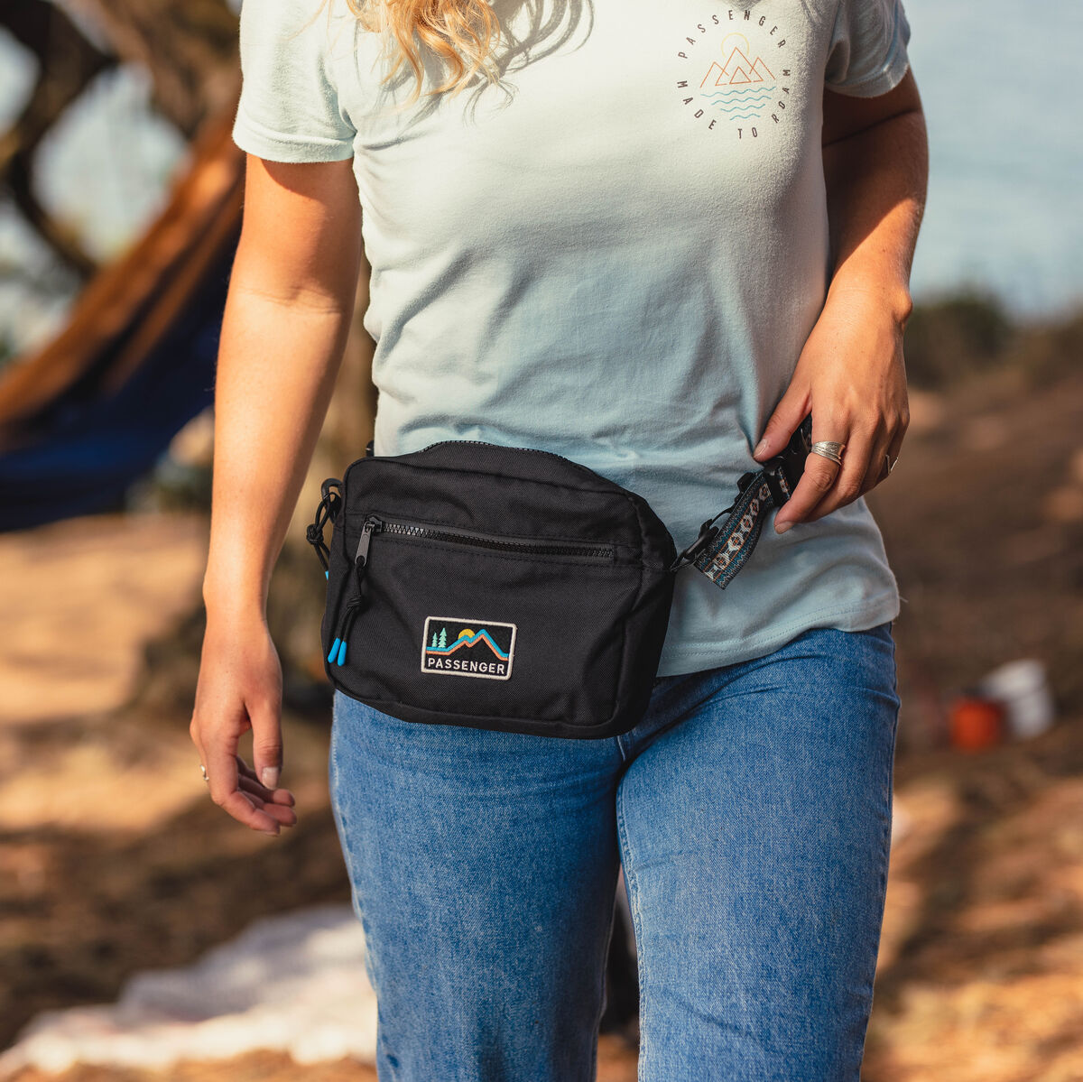 Mainland Hip Pack - Black - Lifestyle