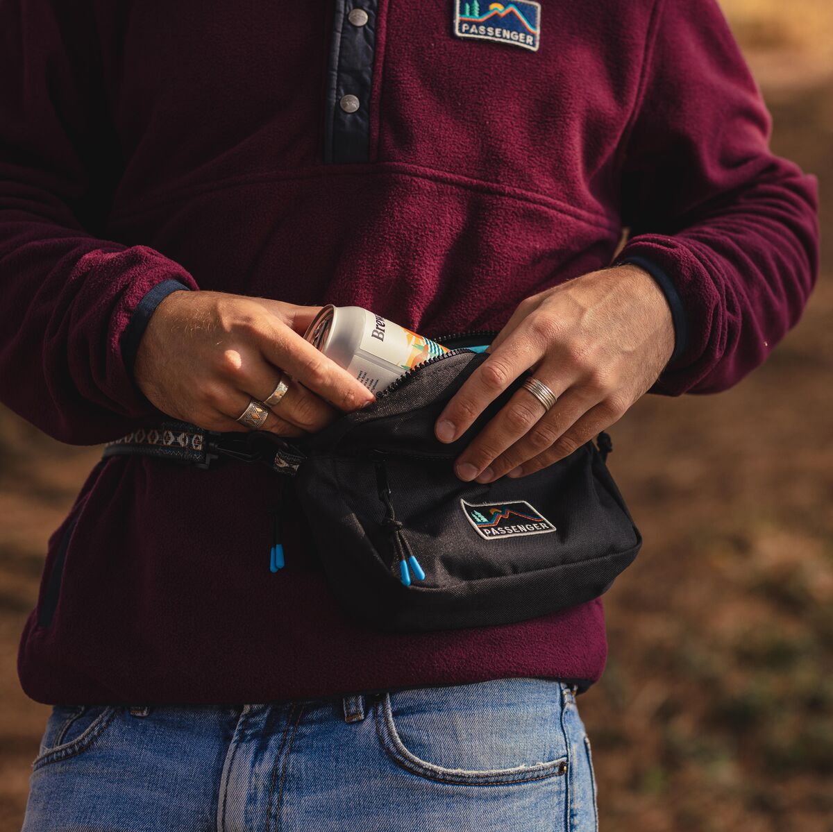Mainland Hip Pack - Black - Lifestyle
