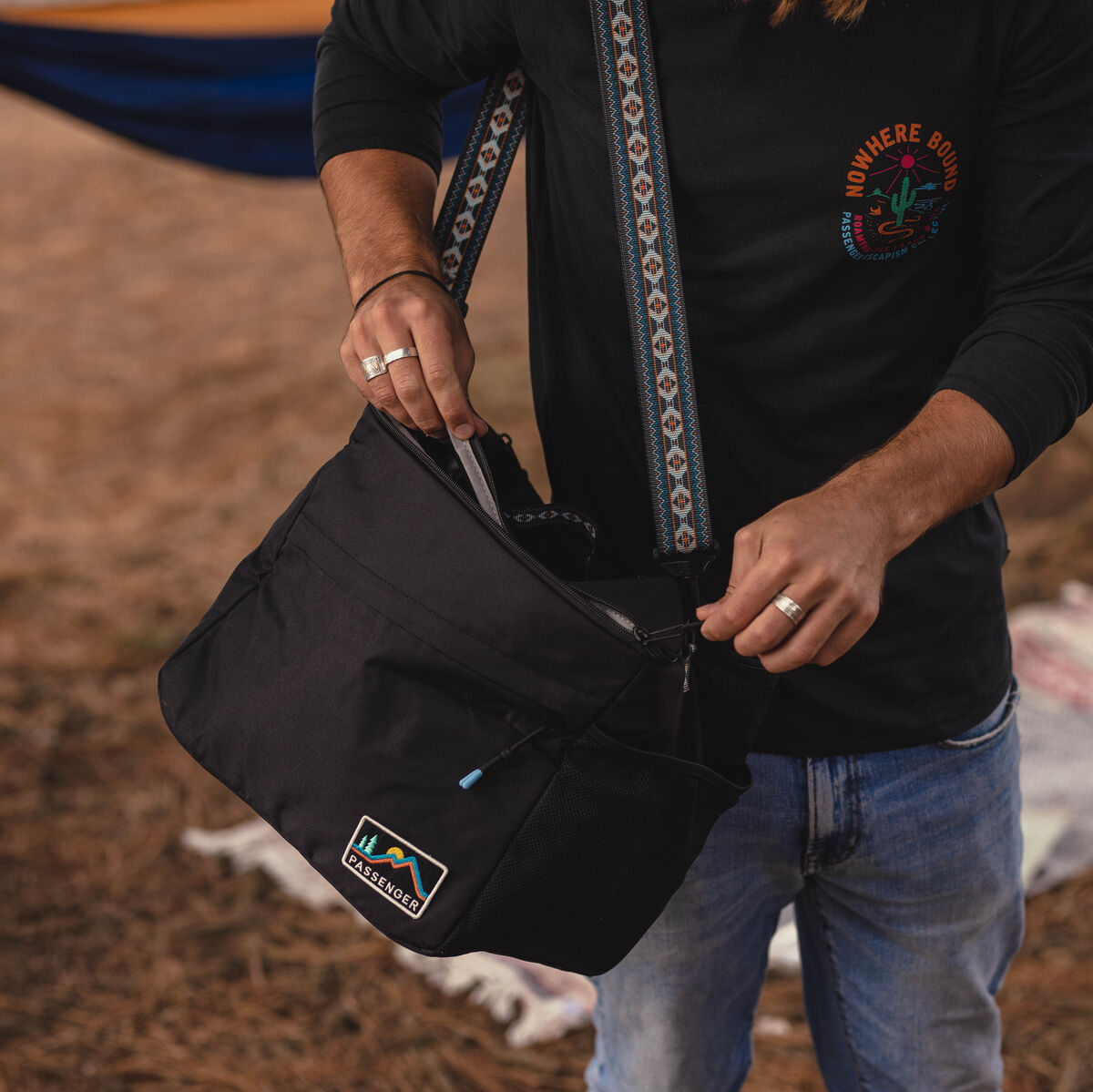 Day Pack Cooler Bag - Black - Lifestyle